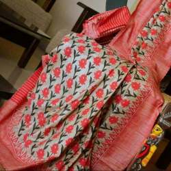 giccha cotton silk saree