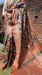 giccha cotton tussar saree