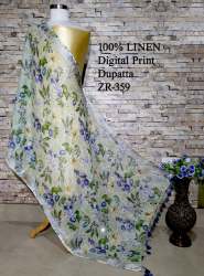 light flower print dupatta