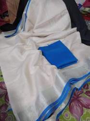 pure viscose cotton saree