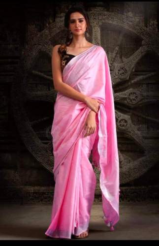 slub viscose saree