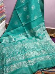viscose batik print saree