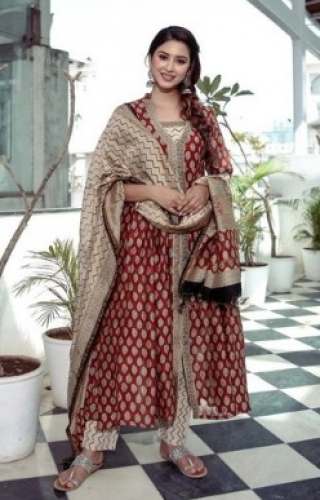 Fancy Printed Anarkali Set by lavanya the label