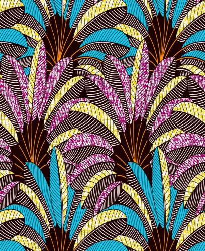 African wax print fabric