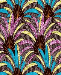 African wax print fabric