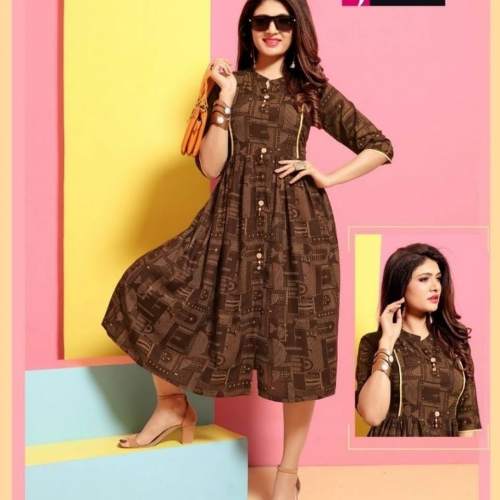 Cotton printed Kurtis by srimoyee fashion world