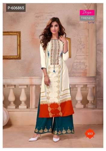 Trendy Kurtis Palazzo Set  by srimoyee fashion world