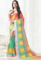 designer-multi-color-linen-saree