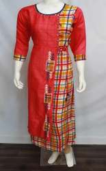 Fancy rayon Crepe Kurti