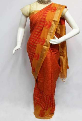 Multi color Cotton Silk saree