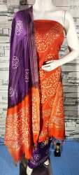 Designer Chanderi Dress Material
