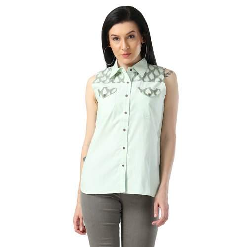 Formal wear Ladies Sleevless Shirt  by Olesia