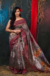 Designer Digital Printed Saree