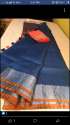 fancy-blue-cotton-silk-saree