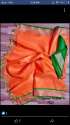 fancy-orange-cotton-silk-saree