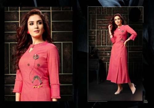 classy printed rayon kurti