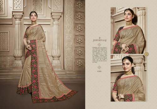 Embroidery Silk Saree