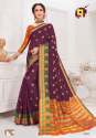 Fancy Cotton silk saree thumb 2