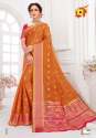 Fancy Cotton silk saree thumb 5