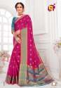 Fancy Cotton silk saree thumb 6