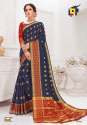 Fancy Cotton silk saree thumb 7