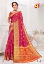 Fancy Cotton silk saree thumb 8