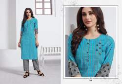 Khadi cotton kurti with palazzo