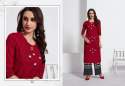 Khadi cotton kurti with palazzo thumb 1