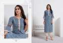 Khadi cotton kurti with palazzo thumb 4