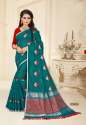 kota saree with jacquard border thumb 6