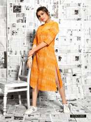 Original Cotton ikkat Print kurtis