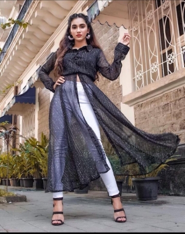 western gown by K P Creation