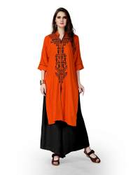 Designer Long Plazo Kurti 