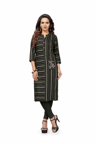 Designer Stylish Black color Kurti by Winera Apparel