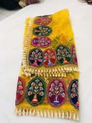 Designer yellow Gota Work Duppata