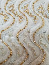 Fancy Stone work fabric