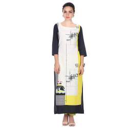 Ladies American Crepe  Kurti