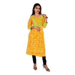 3/4 Sleeve Cotton Kurti