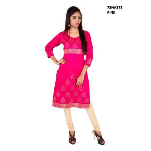 Designer Silk Cotton Kurti