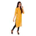 ladies-yellow-cotton-kurti