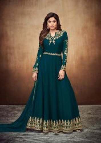 Designer Green Anarkali Suit