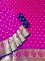 Banarasi Weaving Soft Silk Saree thumb 1