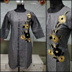 designer khadi kurtis