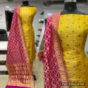 Fancy Banarasi jacquard Dress Material thumb 2