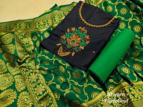 Fancy Cotton Work Dress Material 