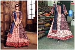 Fancy Long Anarkali rayon Printed Kurti