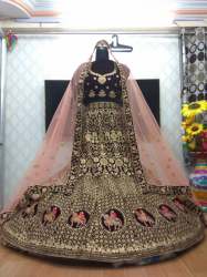 Heavy embroidered Bridal wear lehenga