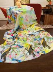 Party wear Degital Printed Saree