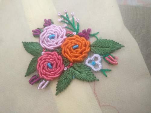 Fancy Hand Embroidered suit 