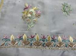 Punjabi Style Hand Embroidered suit 